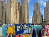 Художники удивили темой «Дубай и Москва: динамика перемен, взгляд в будущее»