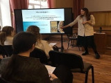 Лекция врача школьникам о здоровом питании для крепких костей